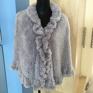 Lavender Fur Cape